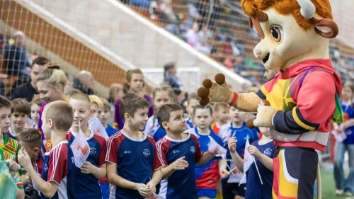 Бизон Рон порадовал гостей турнира по регби «Лига будущих чемпионов»