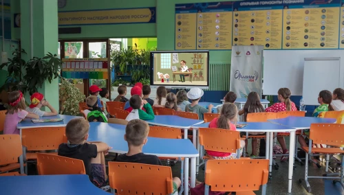 В лагере «Орлёнок» прошли показы мультсериалов о Петре I