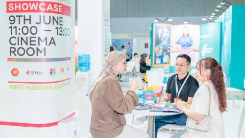 Анимационная компания «ЯРКО» представила свои проекты на выставке Telefilm Vietnam