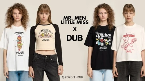 DUB представил первую коллекцию с Mr. Men Little Miss для девушек