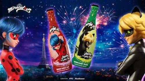 Первый детский праздничный напиток «Леди Баг и Супер-Кот» — эксклюзивно в сети «Пятёрочка»!