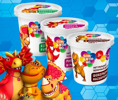 Unagrande Company выпустила линейку полезных десертов с «Турбозаврами»