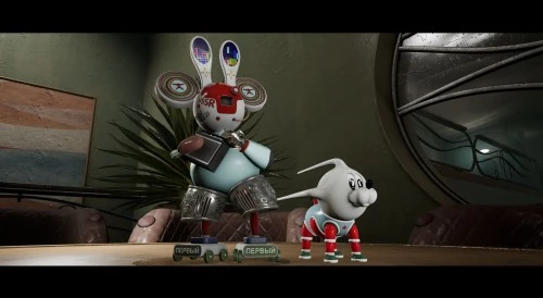 Скульптура "Товарищ и Союз" в DLC#3 к Atomic Heart