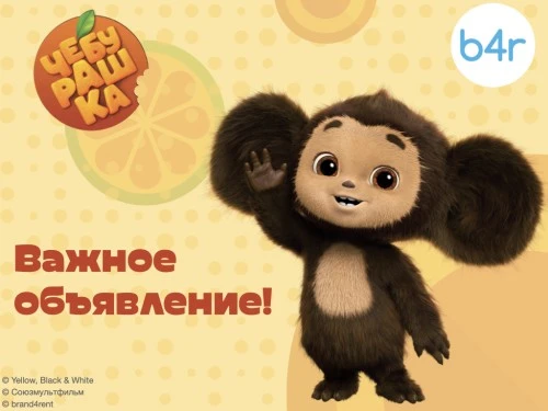 Важное объявление от Чебурашки